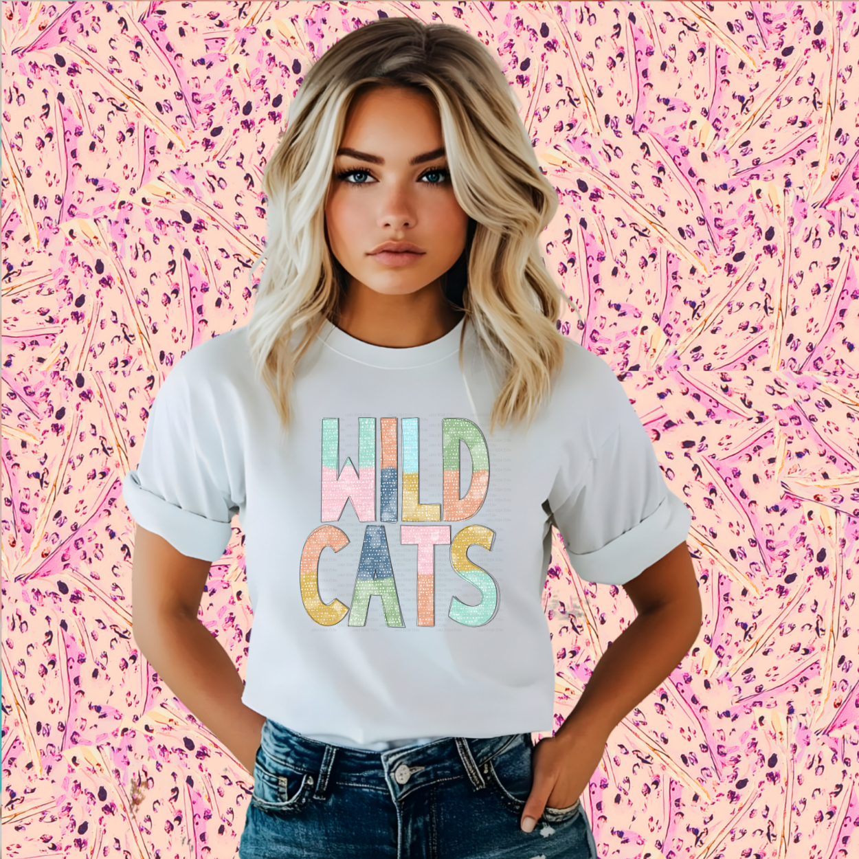 BATIK STYLE MASCOT TEE | WILDCATS