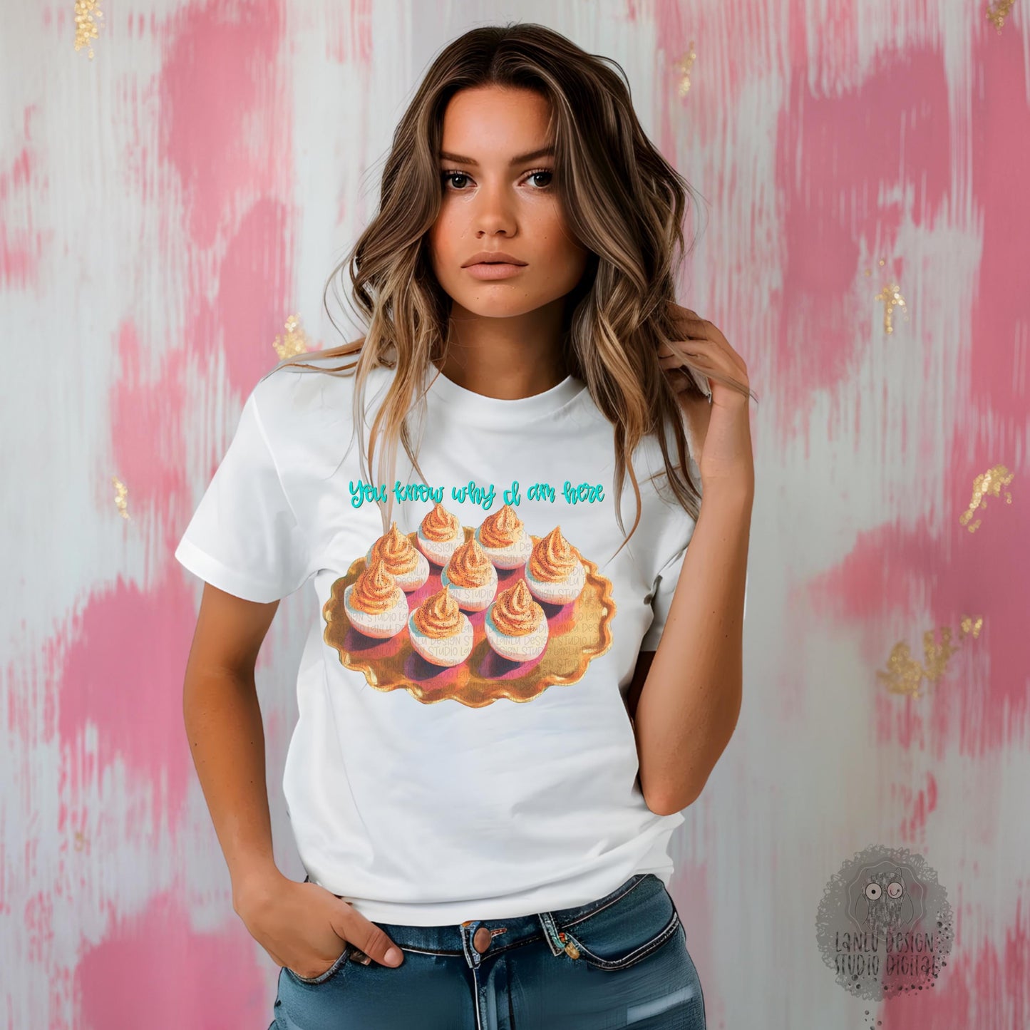 You Know Why I Am Here Deviled Eggs PNG Art |300 DPI Sublimation& DTF Printable Digital Download|