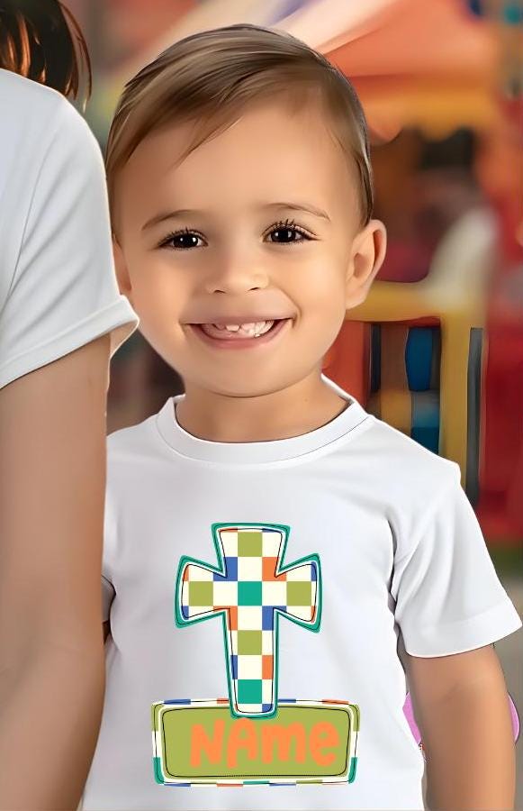 Cross Easter Kids and Adult T-Shirt | Cross Tee |Tote & Travel Bag| Tea Towel| Hand Made Pillow| Easter Gift|