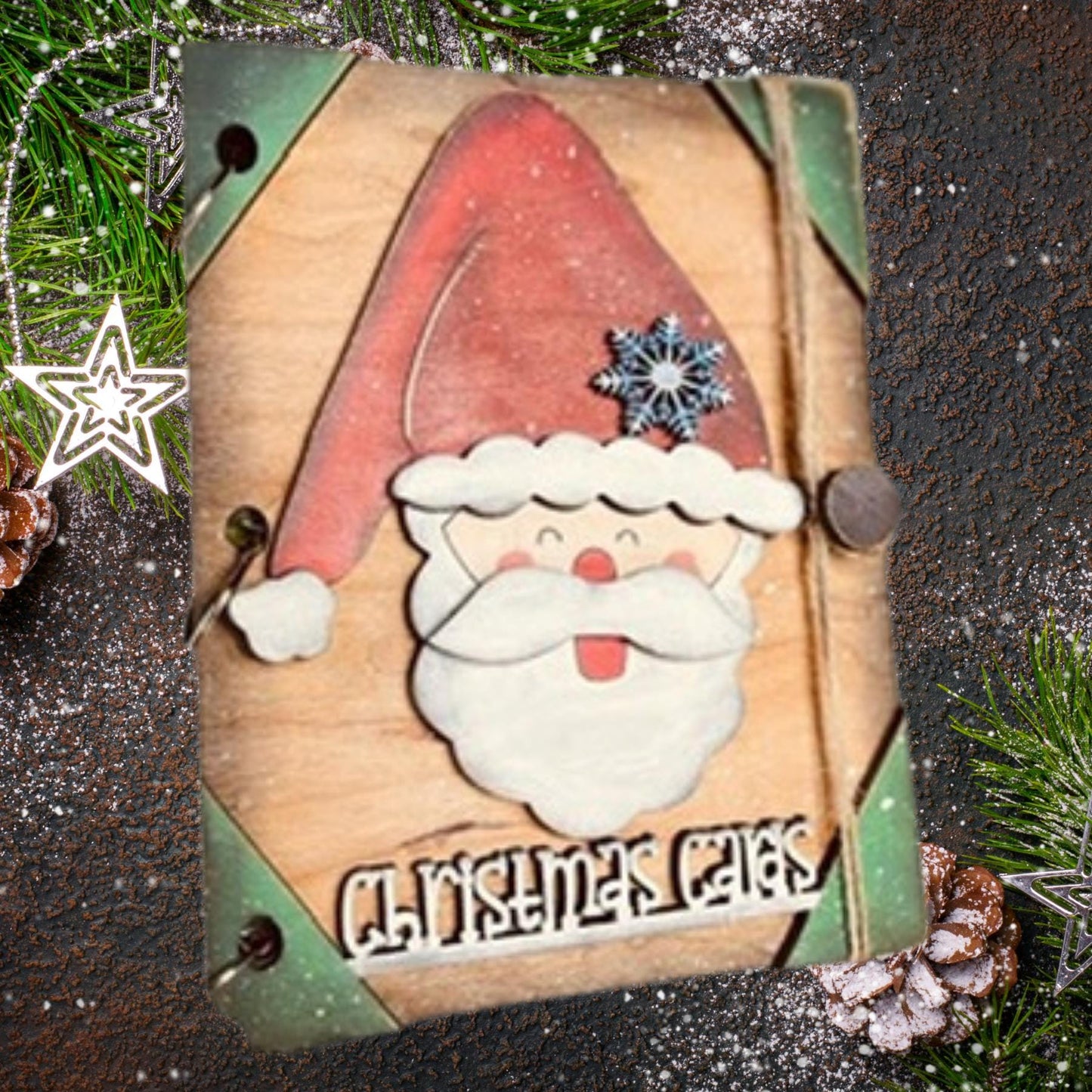 Hand Painted Christmas Card Book | Handmade Christmas Gifts | Custom