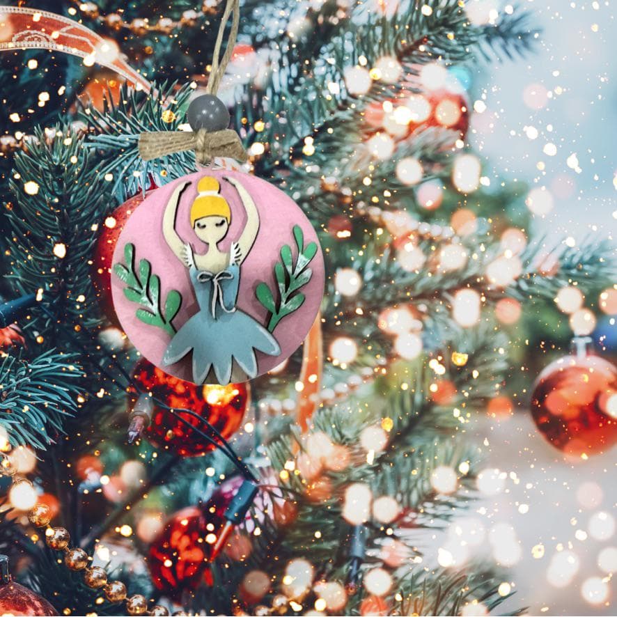 Nutcracker Layered Christmas Ornament| Christmas Ornaments | Handmade Christmas Gifts | Custom
