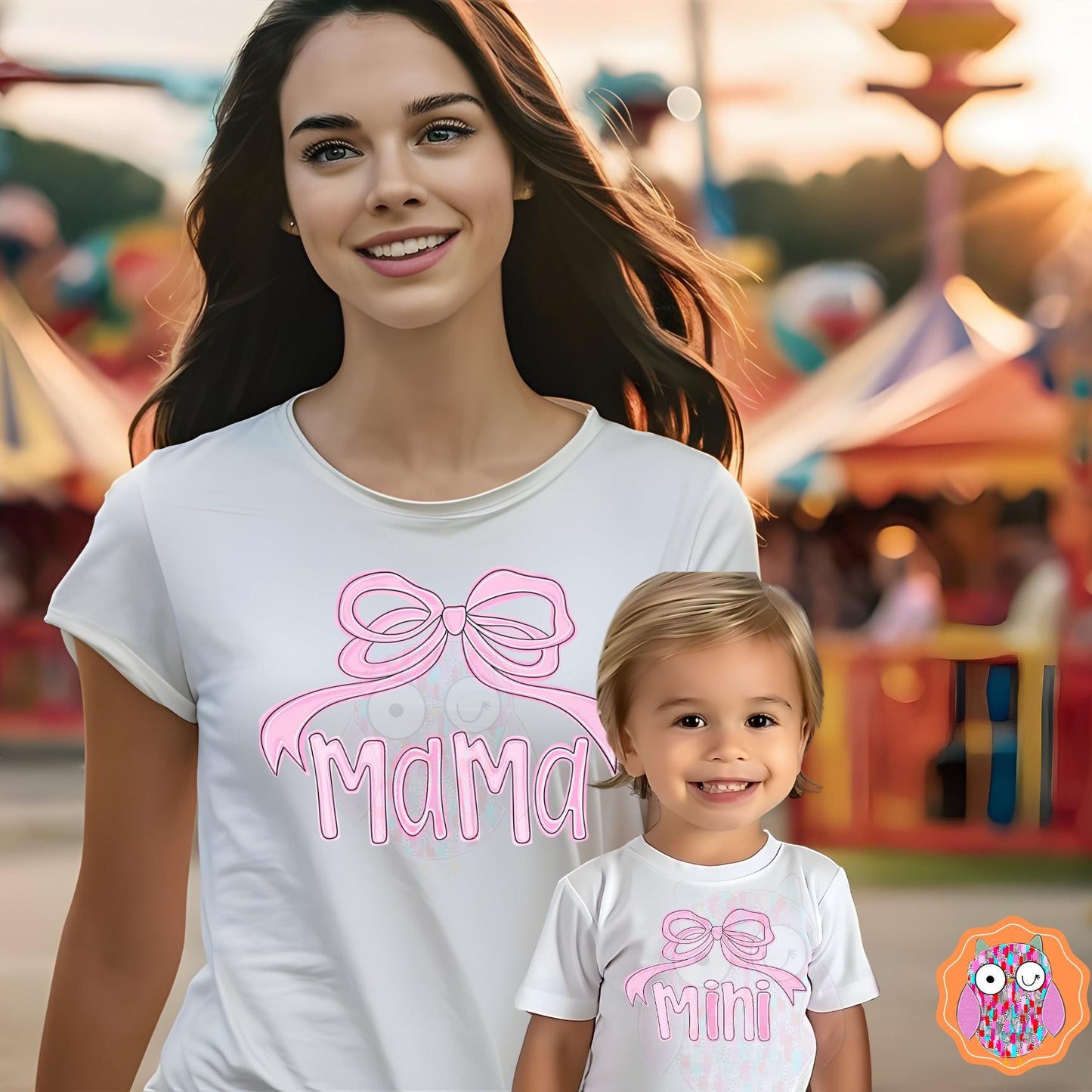 Mama and Mini Kids and Adult T-Shirt