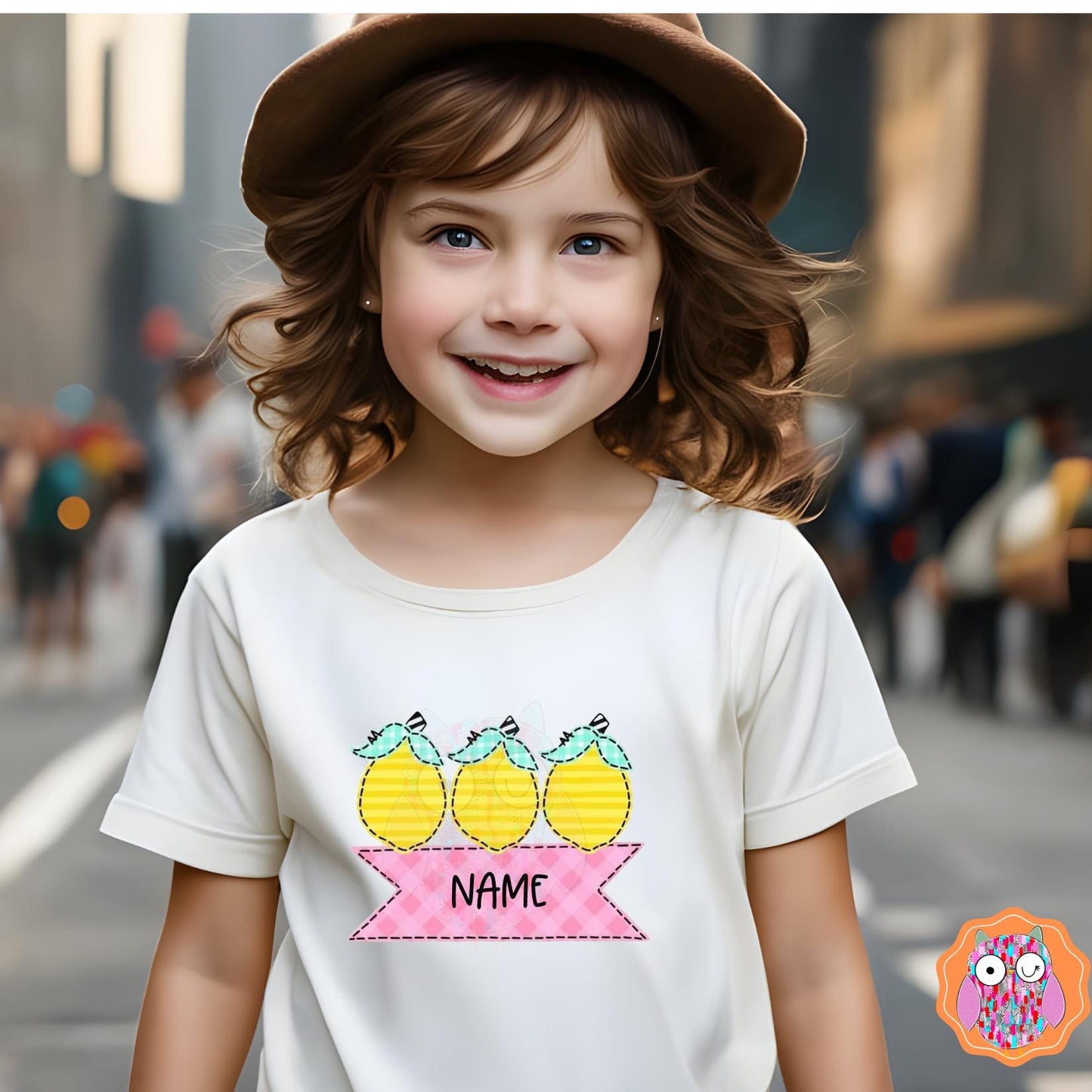 Lemon Name T-Shirt |Tee | Tote & Travel Bag| Tea Towel| Hand Made Pillow|