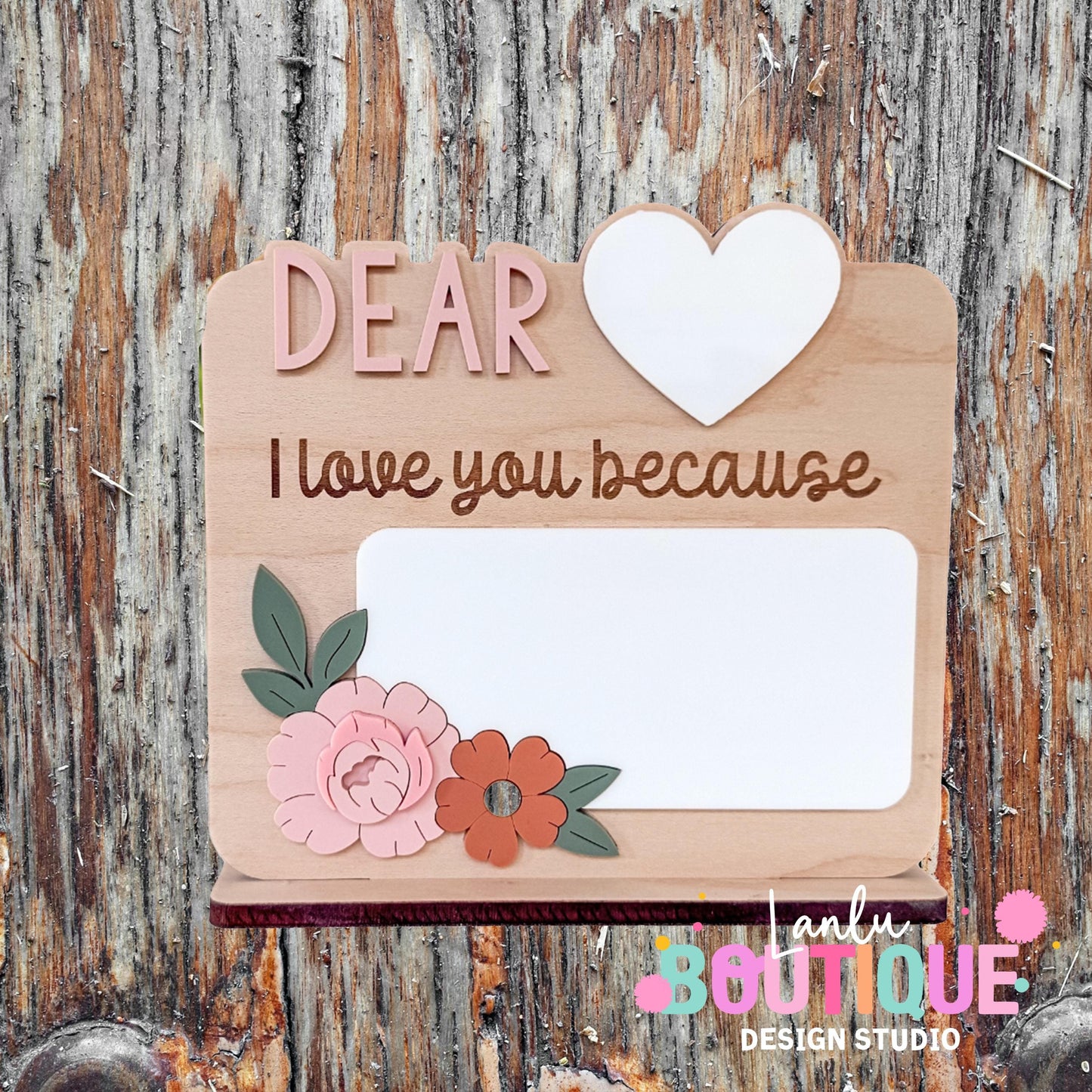 Wood Sign Memory Board Anniversary Gift Love Message Keepsake Decor