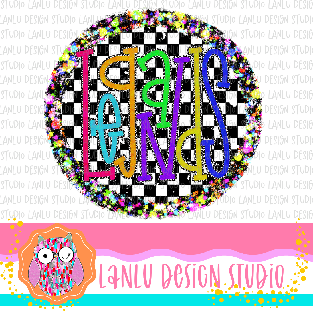 Preppy Brights Checkered Mascot PNG | Legends