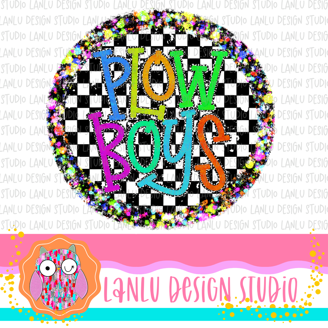 Preppy Brights Checkered Mascot PNG | Ploeboys