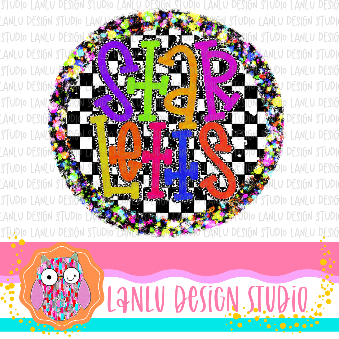 Preppy Brights Checkered Mascot PNG | Starletts