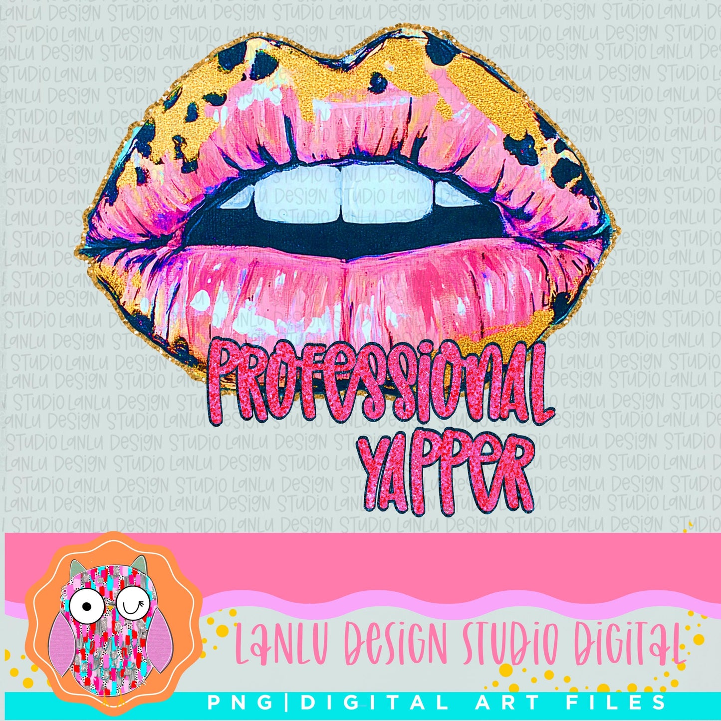 Vibrant Professional Yapper Mouth PNG | Digital Art for Unique Creations | Instant Download|Sublimation& DTF Printable Digital Download|