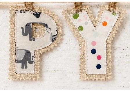 Fabric Happy Birthday Banner | Reusable Birthday Garland | Neutral Birthday Decor | Personalized Birthday Banner | First Birthday Party Deco