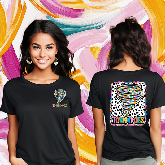 GRAFFITI DOTTY MASCOT TEE | TORNADOES