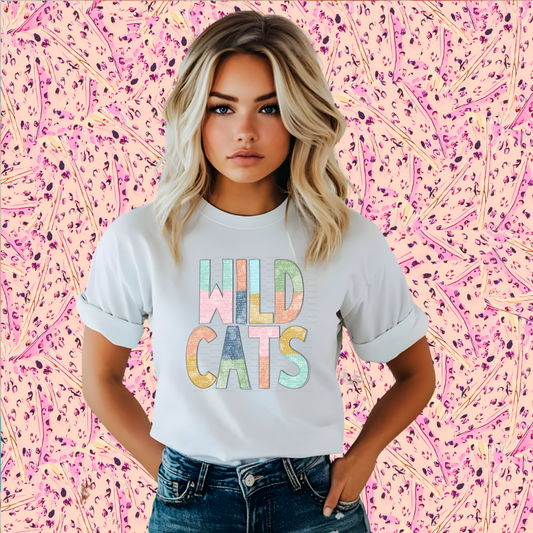 BATIK STYLE MASCOT TEE | WILDCATS