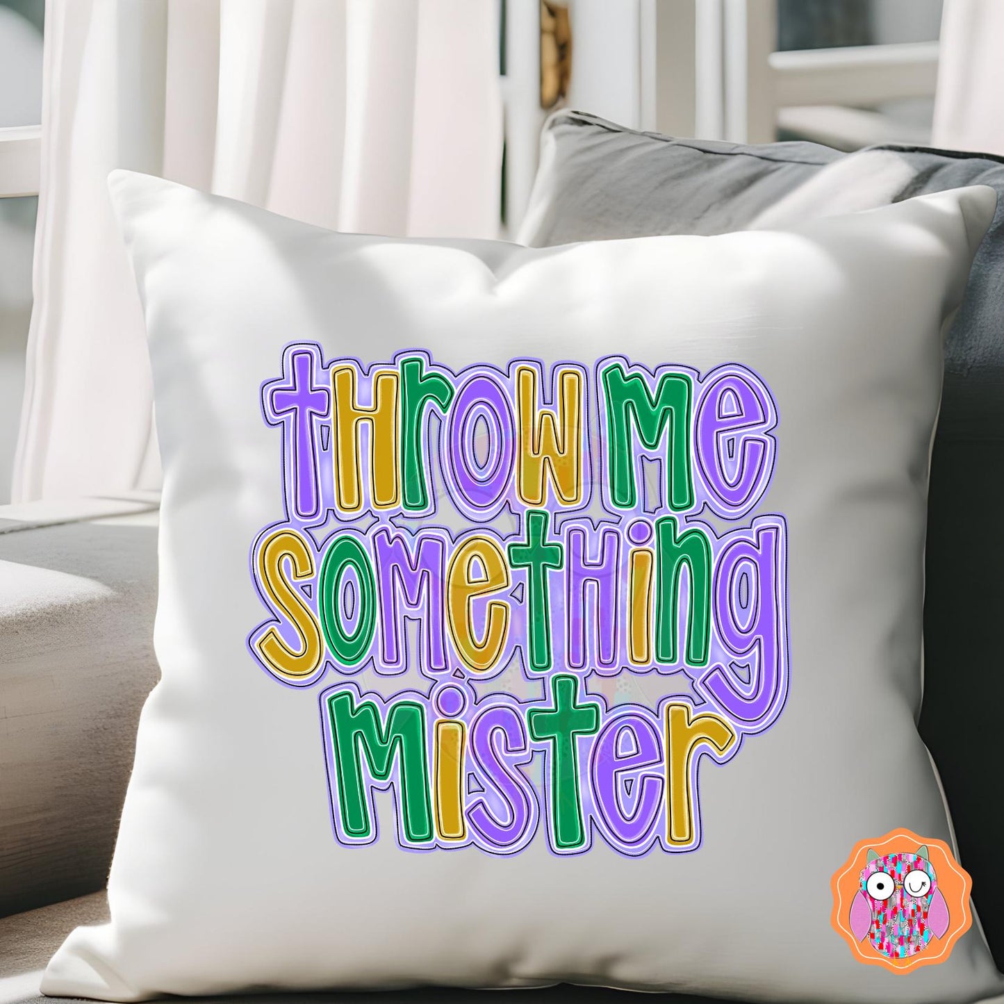 Throw Me Something Mister Mardi Gras T-shirt | Mardi Grad Tote| Mardi Gras Tea Towel| Travel Bag| Louisiana Festival Gift| Mardi Gras
