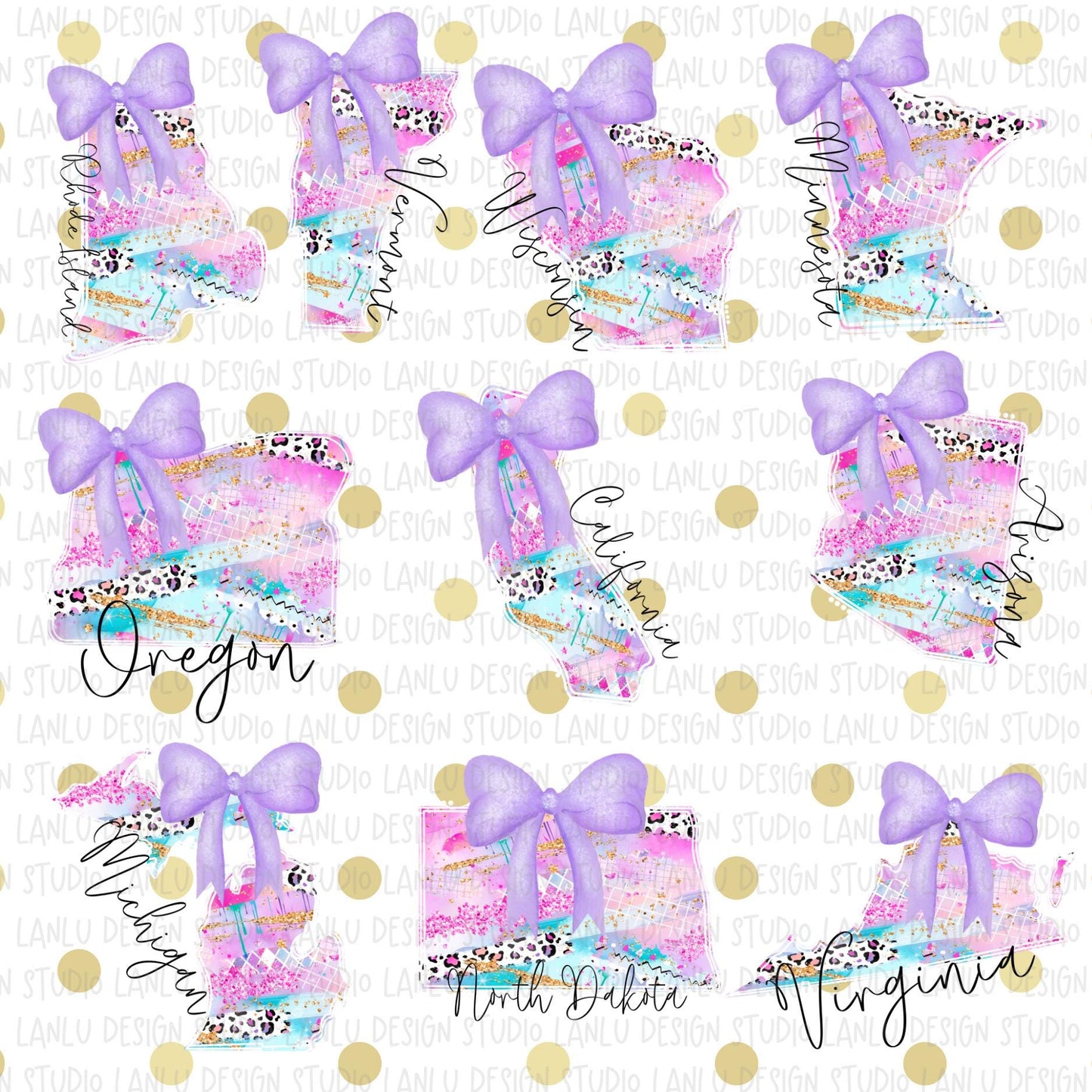 State Floral Coquette Shirt |Coquette Bow State Shirt |Streaky Paint with Bow State Shirt |State Shirt| Home State Lover Gift