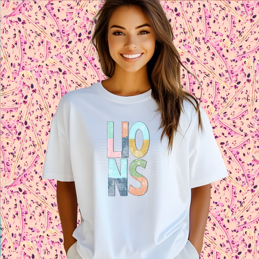 BATIK STYLE MASCOT TEE | LIONS