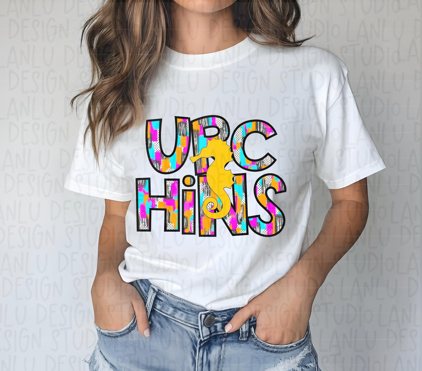 Preppy Paint Stroke Star Eyes Mascot PNG |Urchins