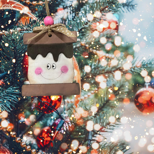 Smore Layered Christmas Ornament| Christmas Ornaments | Handmade Christmas Gifts | Custom