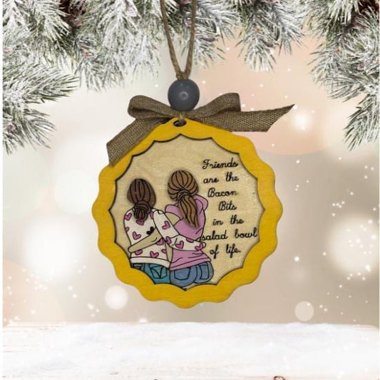 Best Friends Christmas Ornament | Family Gift | Christmas Ornaments | Handmade Christmas Gifts | Custom