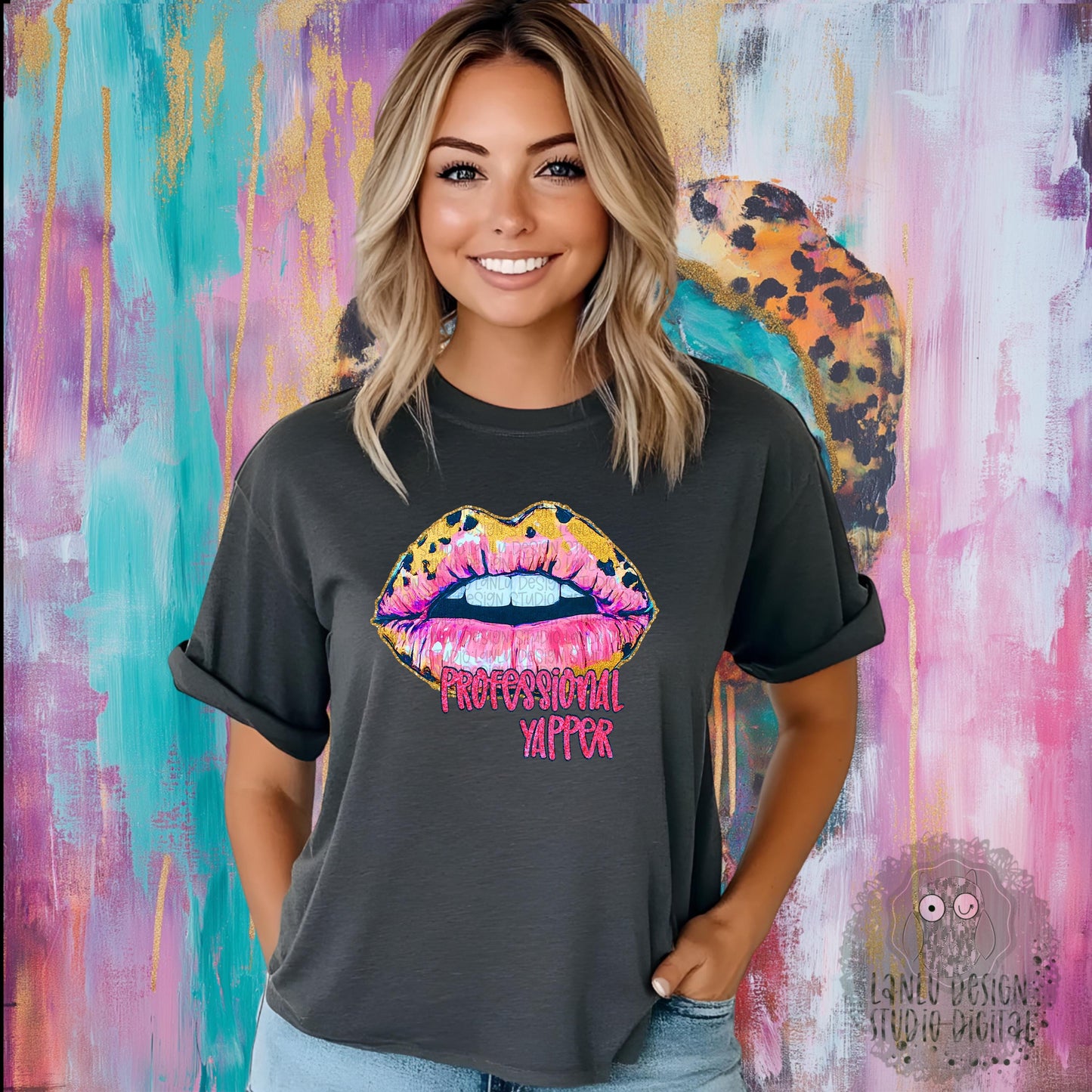Vibrant Professional Yapper Mouth PNG | Digital Art for Unique Creations | Instant Download|Sublimation& DTF Printable Digital Download|