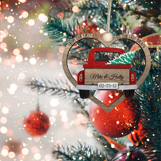 Marriage Christmas Ornament| Christmas Ornaments | Handmade Christmas Gifts | Custom