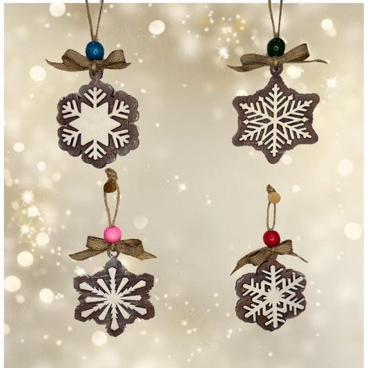 Snowflake Christmas Ornament | Family Gift | Christmas Ornaments | Handmade Christmas Gifts | Custom