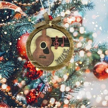 Music Layered Christmas Ornament| Christmas Ornaments | Handmade Christmas Gifts | Custom