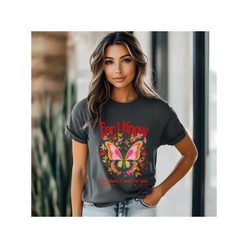 For I know the Plans I have for You  | Everyday Christian Graphics | Christian Shirt| Jesus Shirt Designs