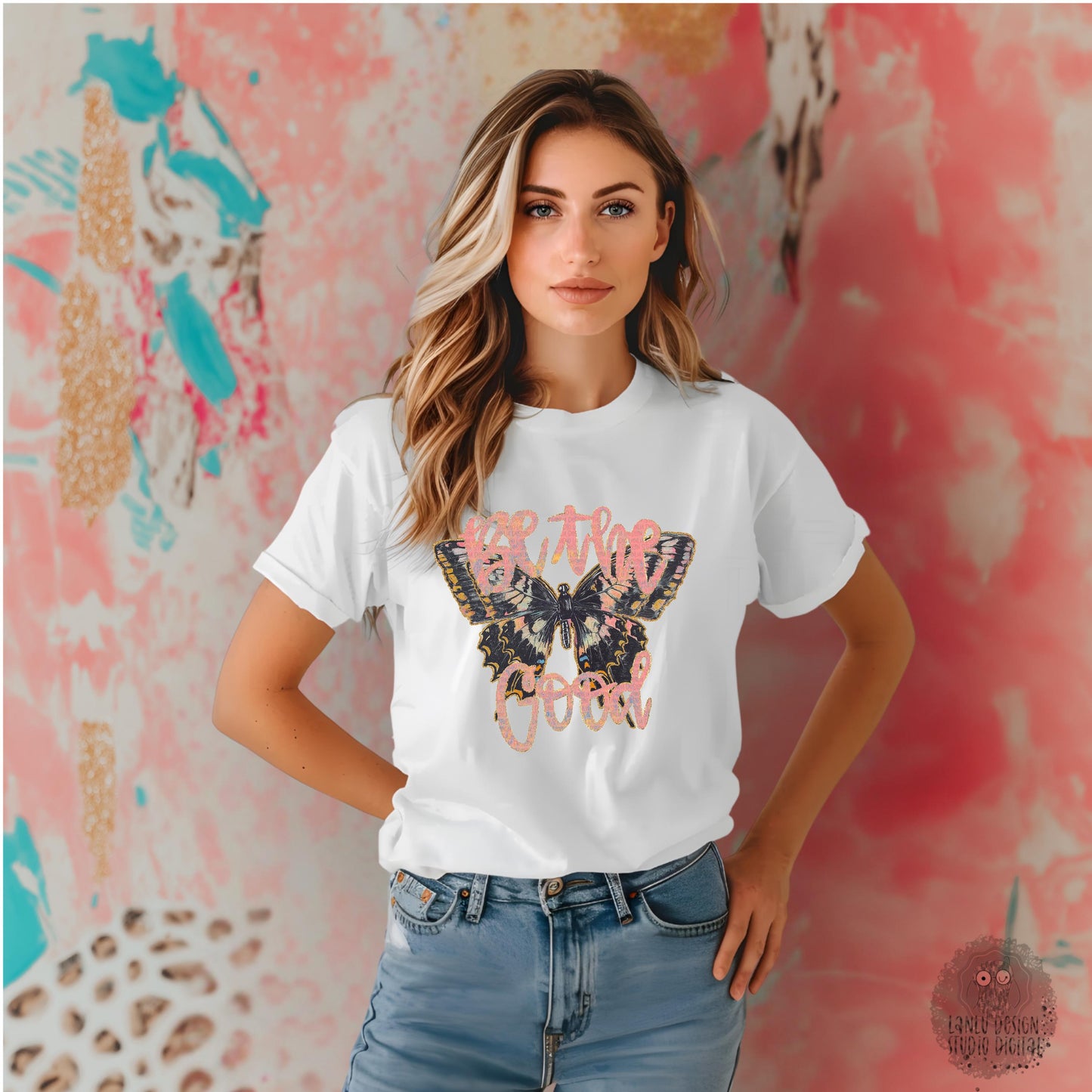 Inspirational Butterfly Be the Good PNG Digital Download for Sublimation and Crafting| |300 DPI Sublimation& DTF Printable Digital Download|