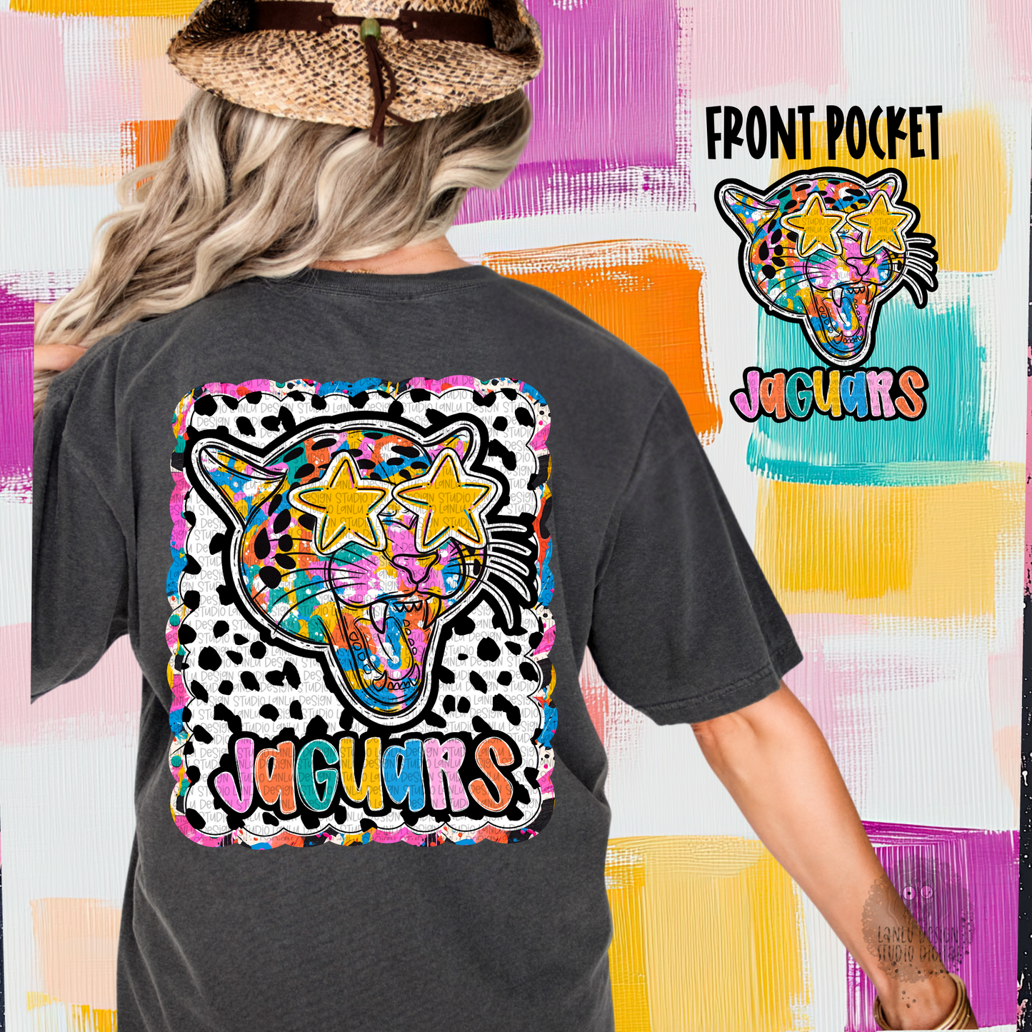 GRAFFITI DOTTY MASCOT TEE | JAGUARS