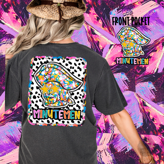 GRAFFITI DOTTY MASCOT TEE | MINUTEMEN