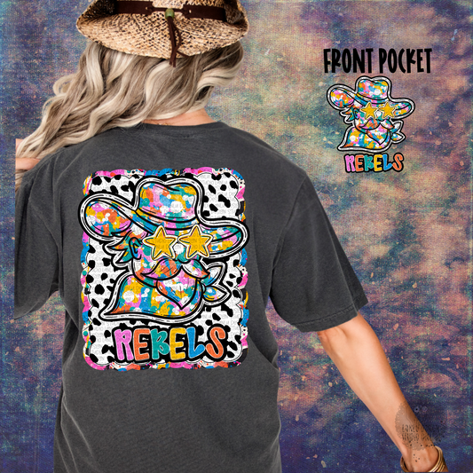 GRAFFITI DOTTY MASCOT TEE | REBELS