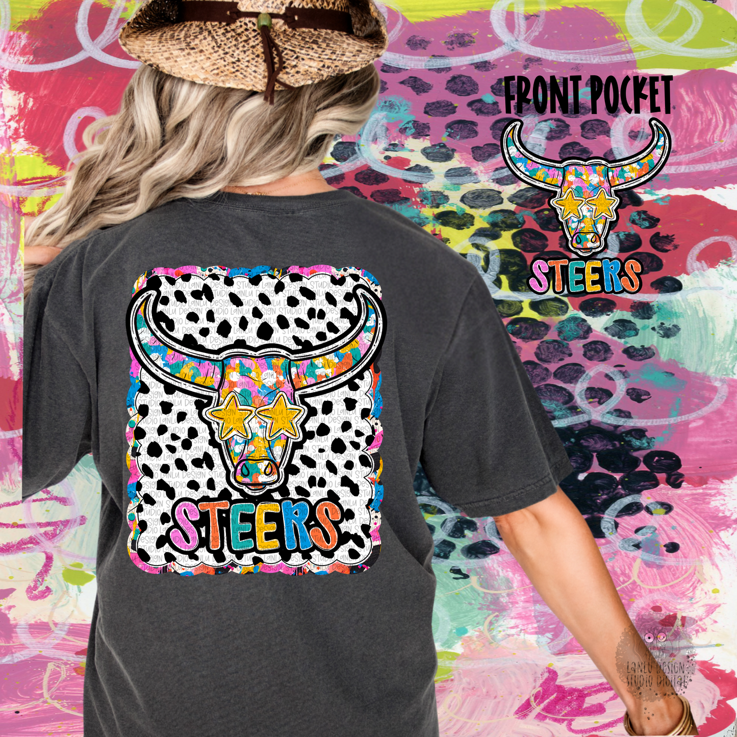 GRAFFITI DOTTY MASCOT TEE | STEERS
