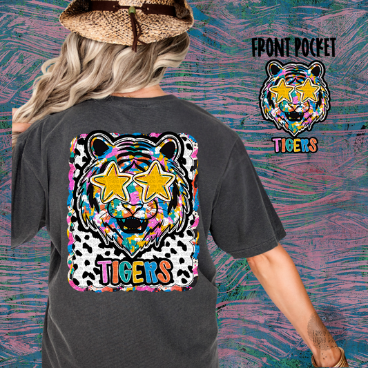 GRAFFITI DOTTY MASCOT TEE |TIGERS