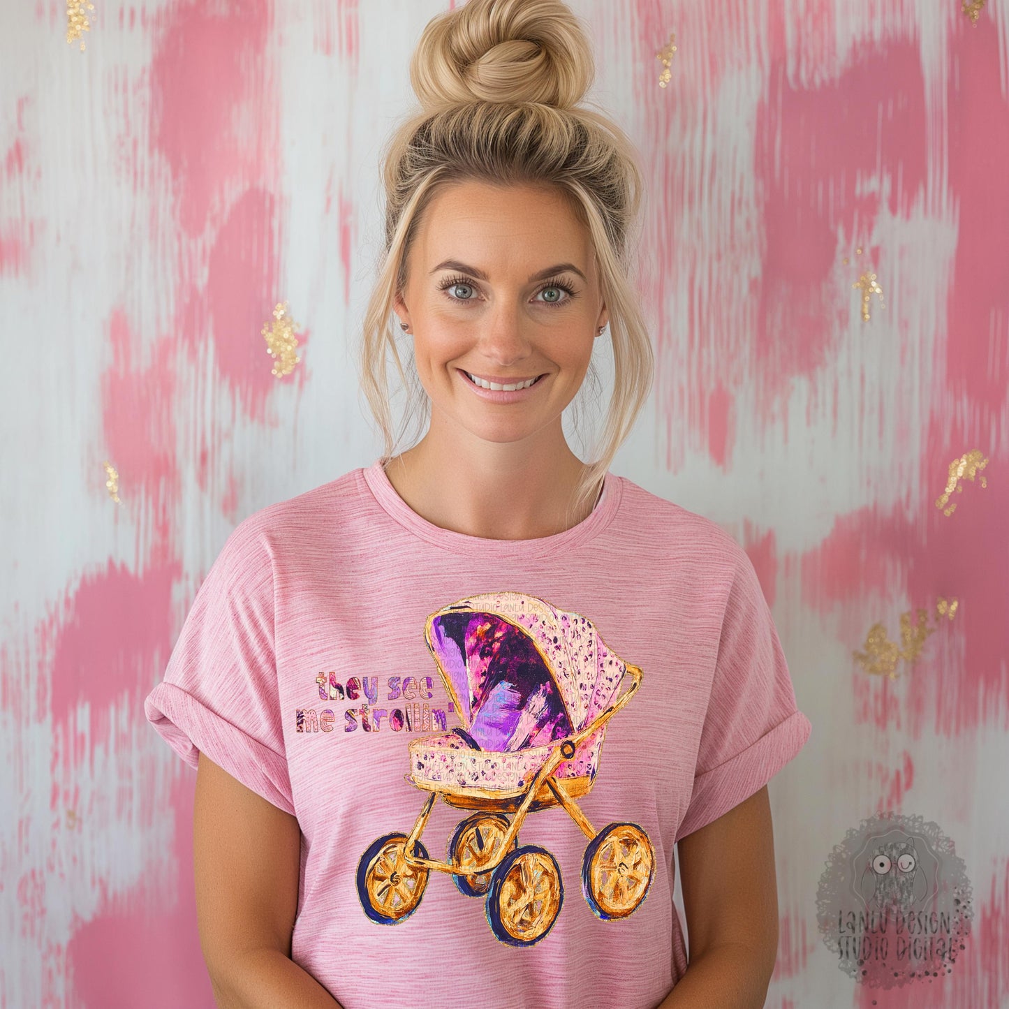 they see me strolling mama stroller png |300 DPI Sublimation& DTF Printable Digital Download|