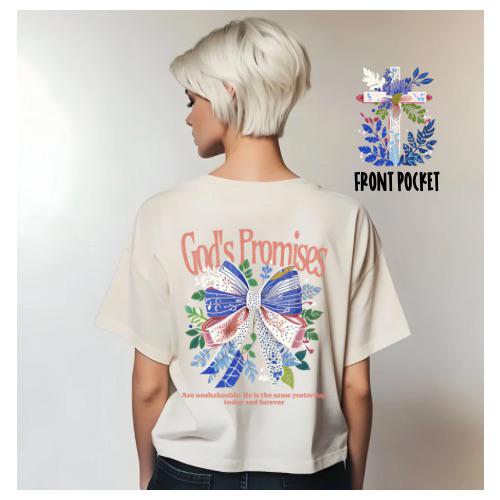God Promises | Christian Easter Graphics | Floral Resurrection Collage| | Christian Shirt| Jesus Shirt Designs