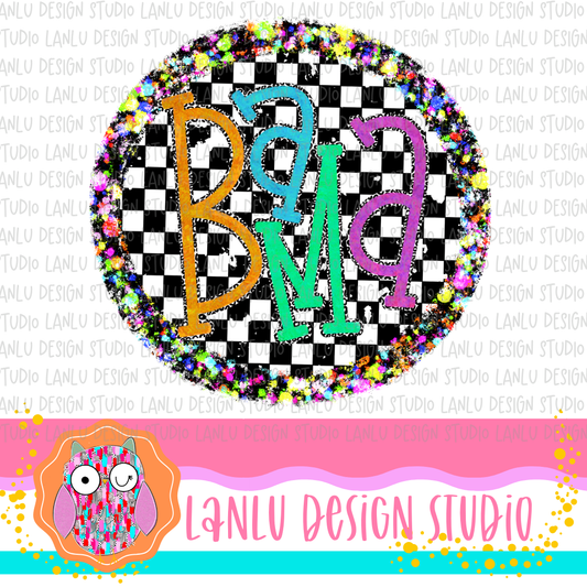 Preppy Brights Checkered Mascot PNG |Bama I