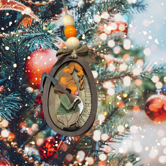 Gone Hunting Layered Christmas Ornament| Christmas Ornaments | Handmade Christmas Gifts | Custom