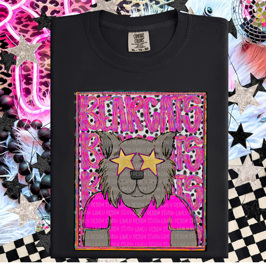 BEARCATS PREPPY MASCOT PORTRAIT TEE | TEAM SPIRIT| GAME DAY