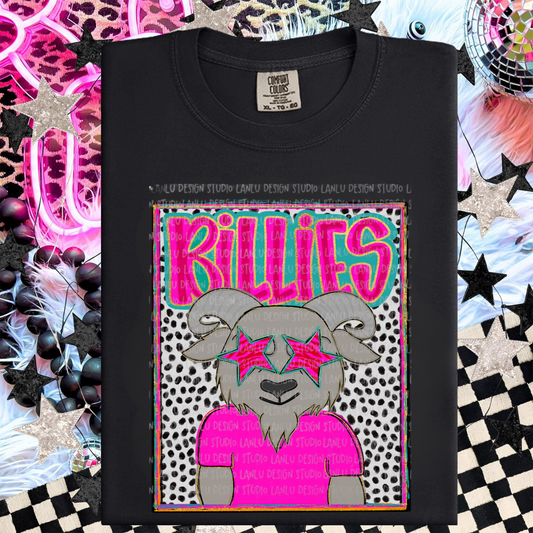 BILLIES PREPPY MASCOT PORTARAIT TEE | TEAM SPIRIT| GAME DAY