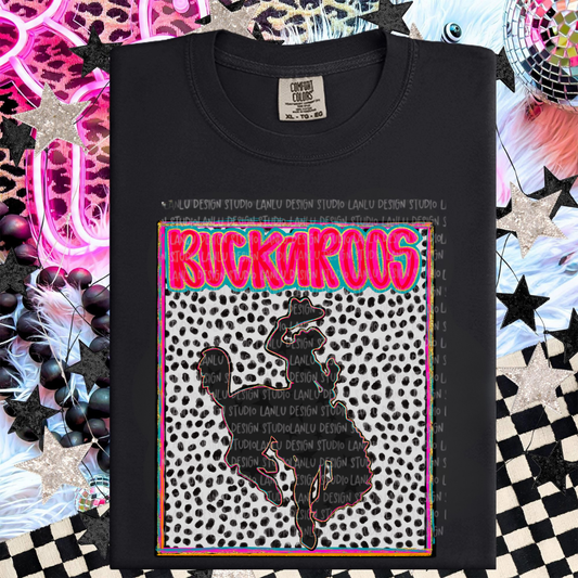 BUCKAROOS REPEAT PREPPY MASCOT PORTRAIT TEE | TEAM SPIRIT| GAME DAY (Copy)