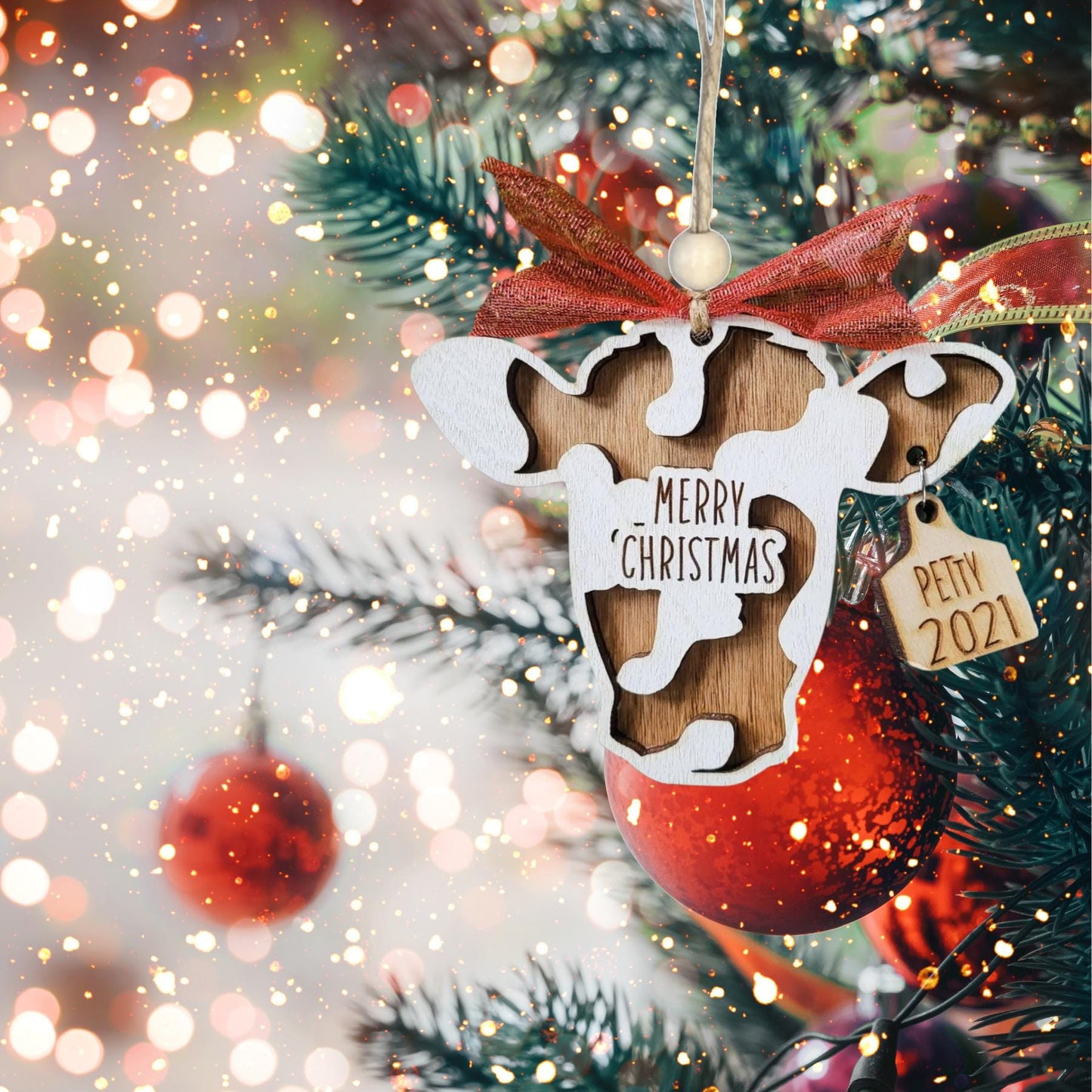 Merry Christmas Christmas Ornament| Christmas Ornaments | Handmade Christmas Gifts | Custom