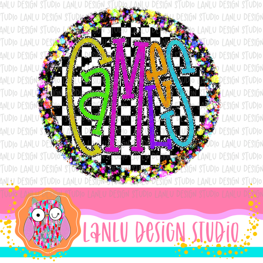 Preppy Brights Checkered Mascot PNG | Camels