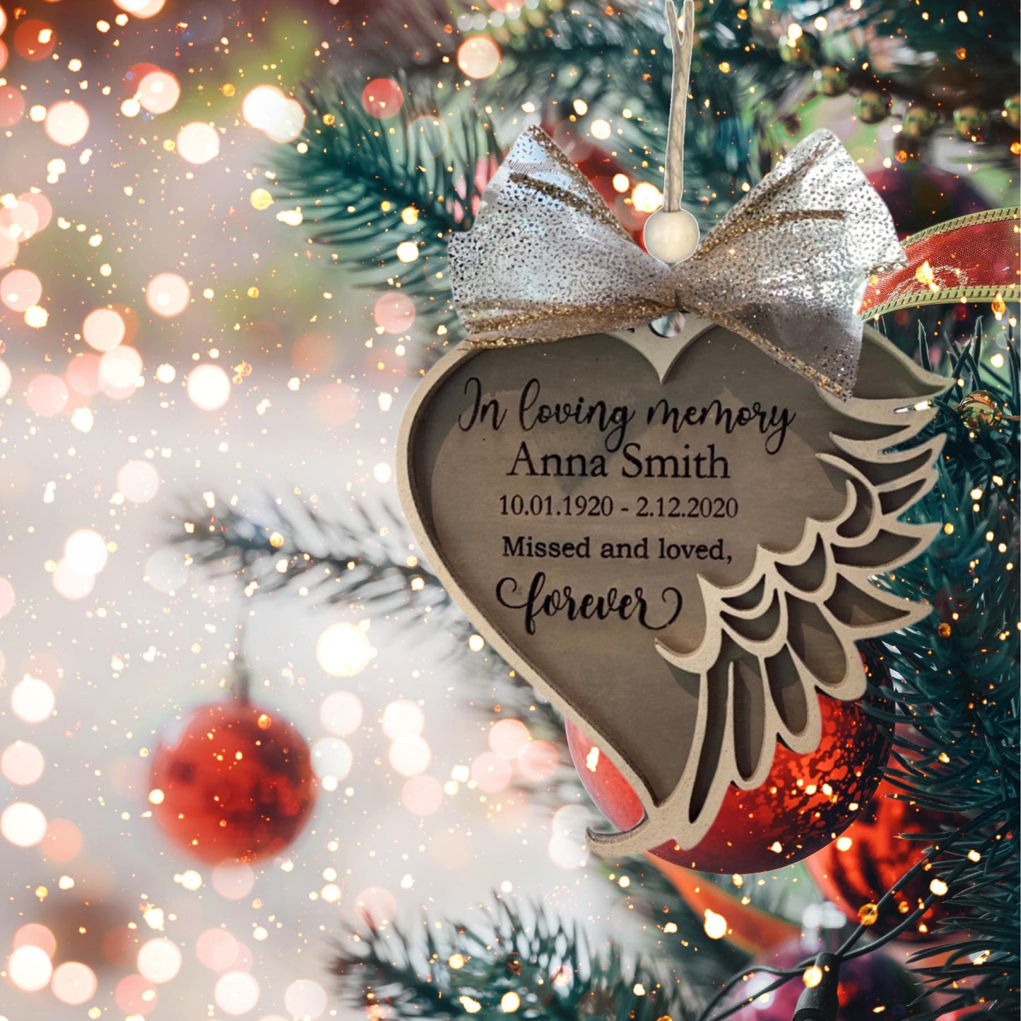 Merry Christmas Barn Christmas Ornament| Christmas Ornaments | Handmade Christmas Gifts | Custom