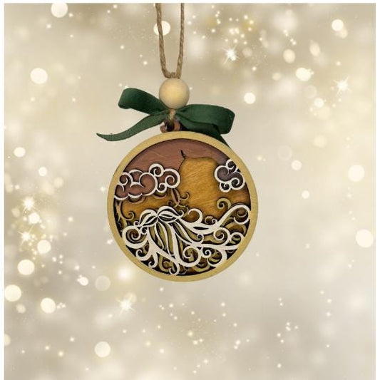 Hand painted Santa Clause Lane Christmas Ornament | Family Gift | Christmas Ornaments | Handmade Christmas Gifts | Custom