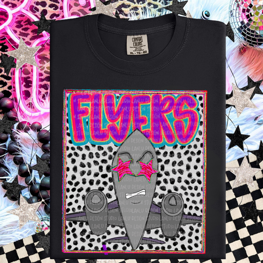 FLYERS  PREPPY MASCOT PORTRAIT TEE | TEAM SPIRIT| GAME DAY