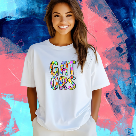ABSTRACT PAINT MASCOT TEE | GATORS