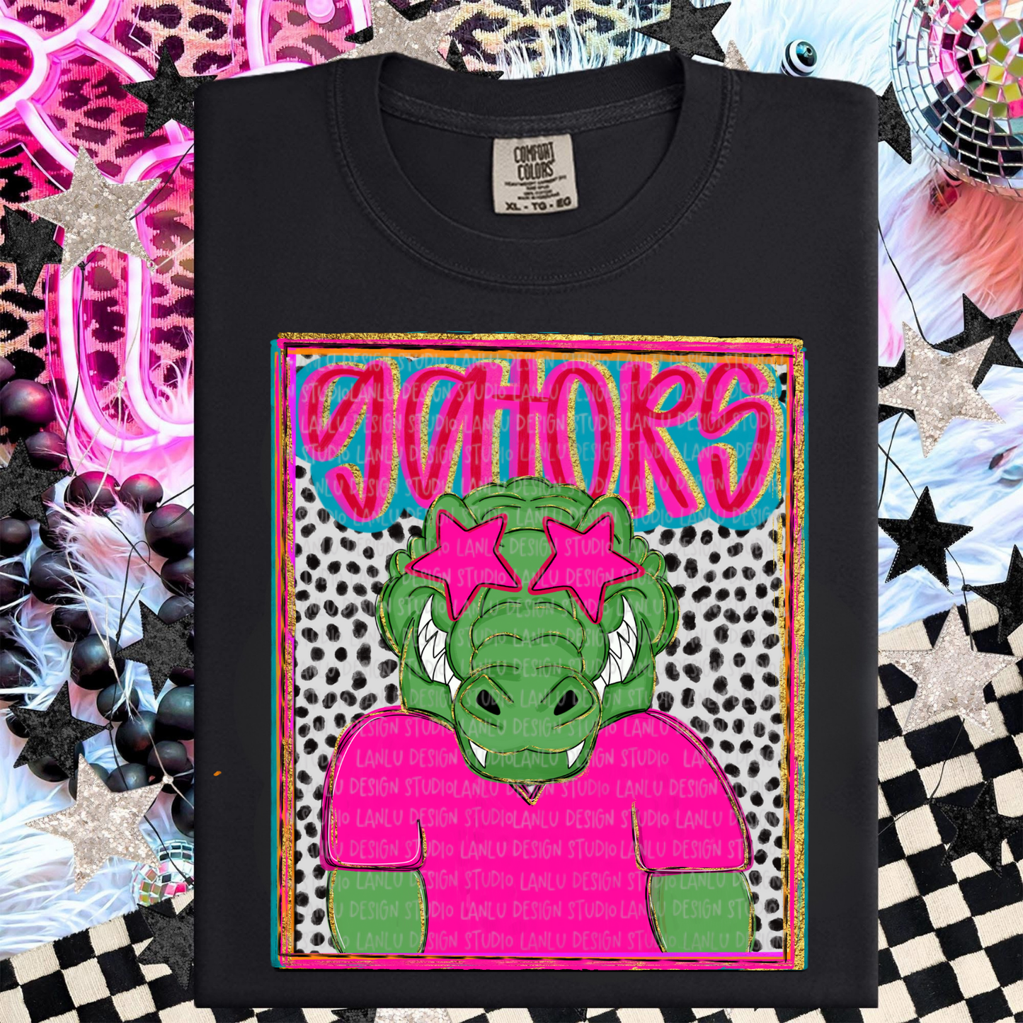 GATORS  PREPPY MASCOT PORTRAIT TEE | TEAM SPIRIT| GAME DAY
