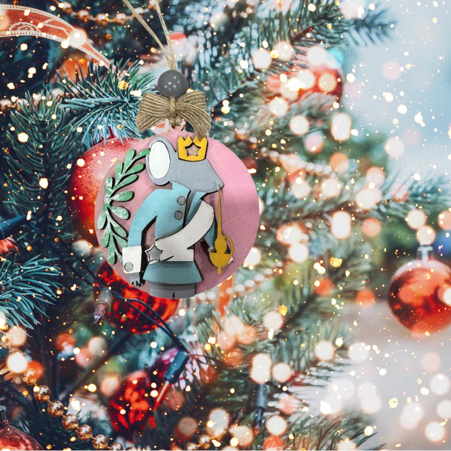 Nutcracker Layered Christmas Ornament| Christmas Ornaments | Handmade Christmas Gifts | Custom