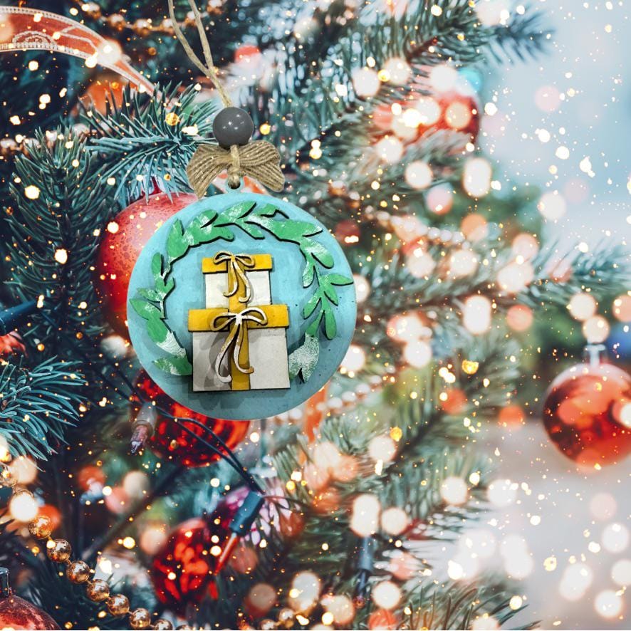 Nutcracker Layered Christmas Ornament| Christmas Ornaments | Handmade Christmas Gifts | Custom