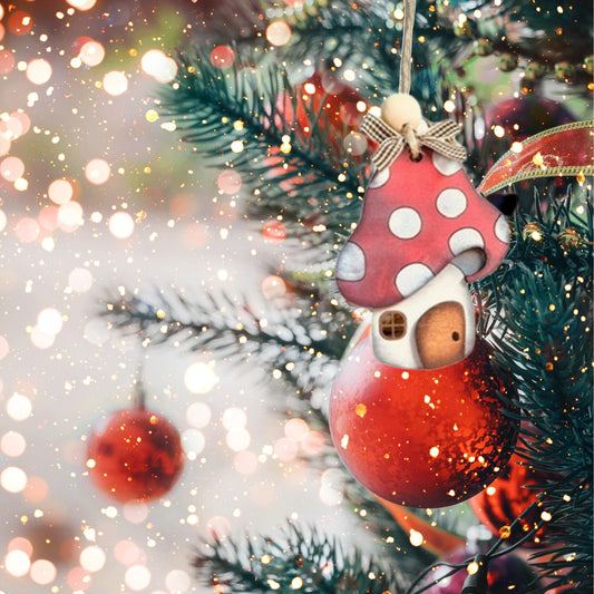 Mushroom Christmas Ornament| Christmas Ornaments | Handmade Christmas Gifts | Custom