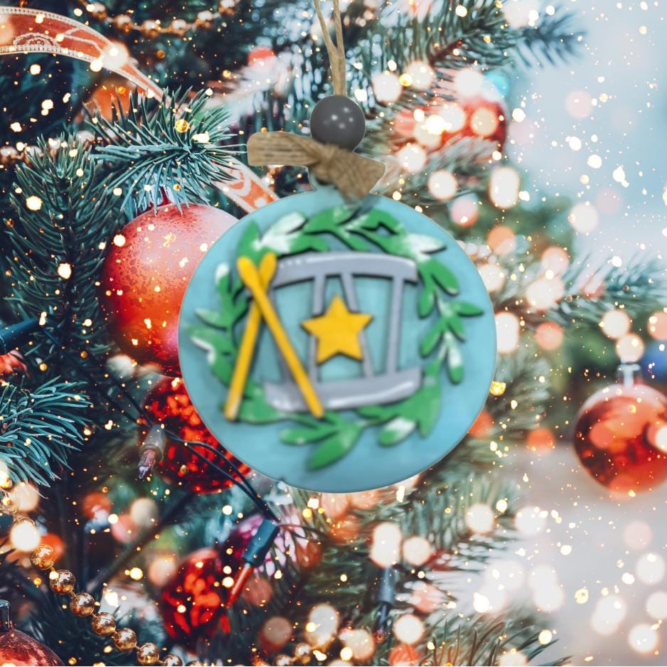 Nutcracker Layered Christmas Ornament| Christmas Ornaments | Handmade Christmas Gifts | Custom